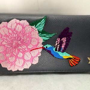 ANUSCHKA INDIA -NWT$128.00 -                           EMBRODEIRED HUMMING BIRD